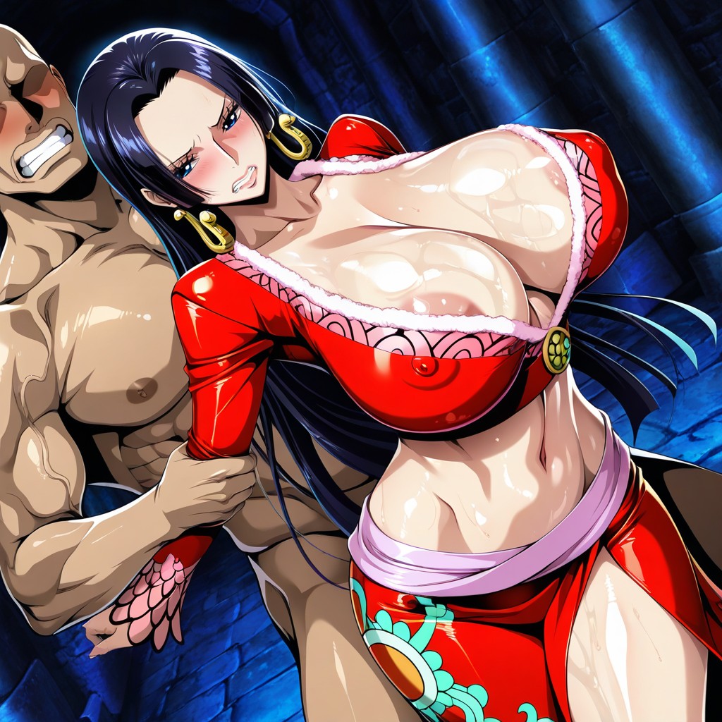 Standing, Side Slit, Fully Dressed Hentai AI Porn