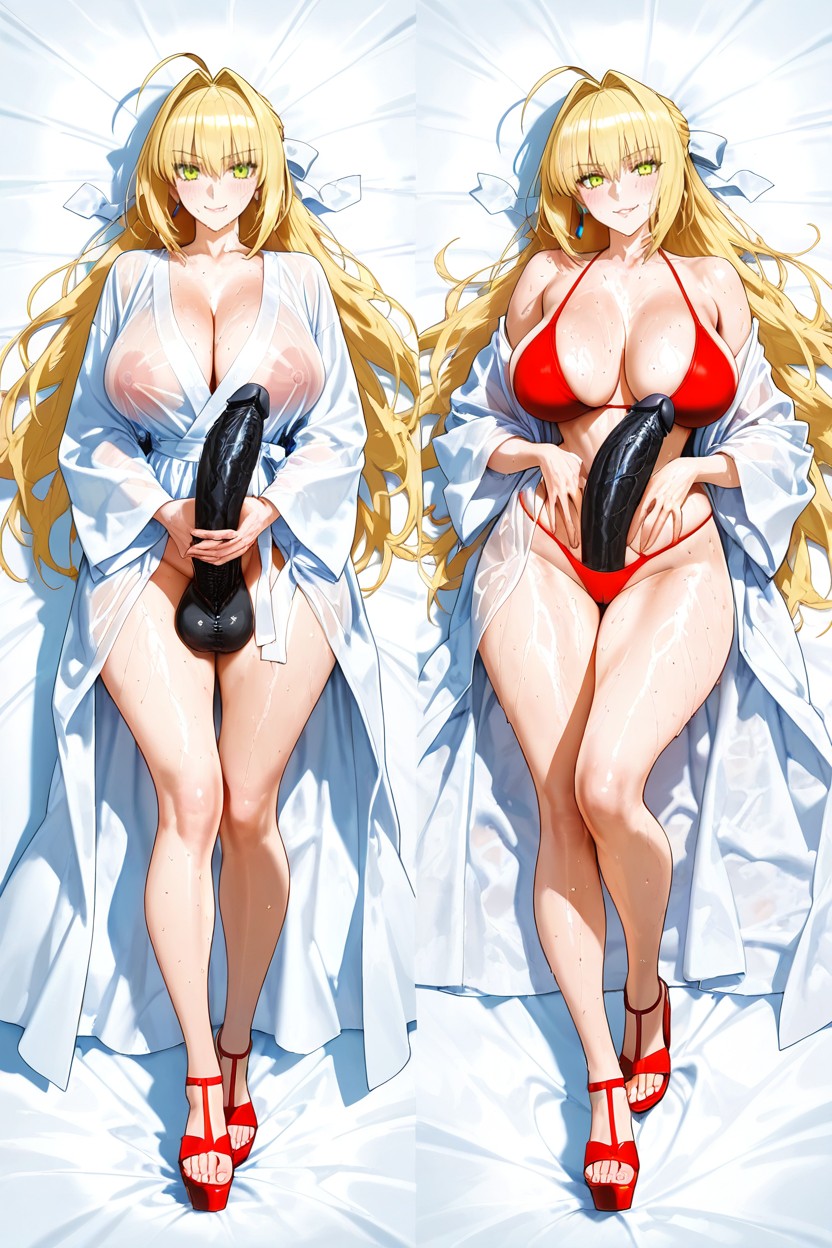 Detailed Feet, Uncensored, Dakimakura Style Hentai AI Porn