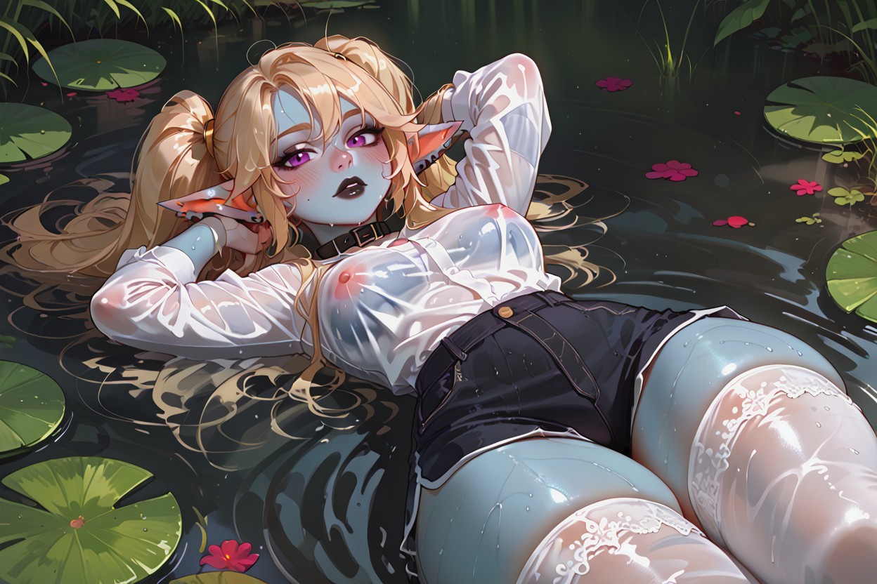 Smooth Shading, Black Collar, Top Down Hentai AI Porn