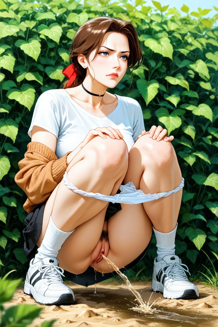 White Socks, The Gets Up, Topping Long Cloth Covering Hentai AI Porn