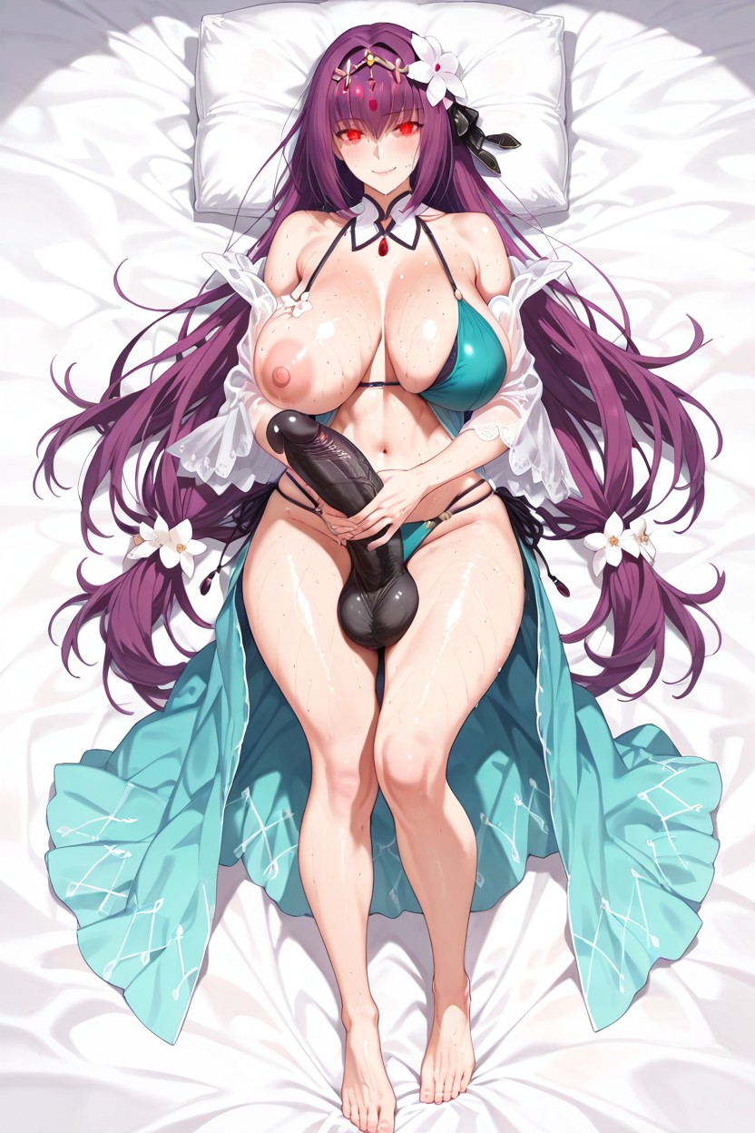 Excessive Sweating, Smiling, Bikini Hentai AI Porn
