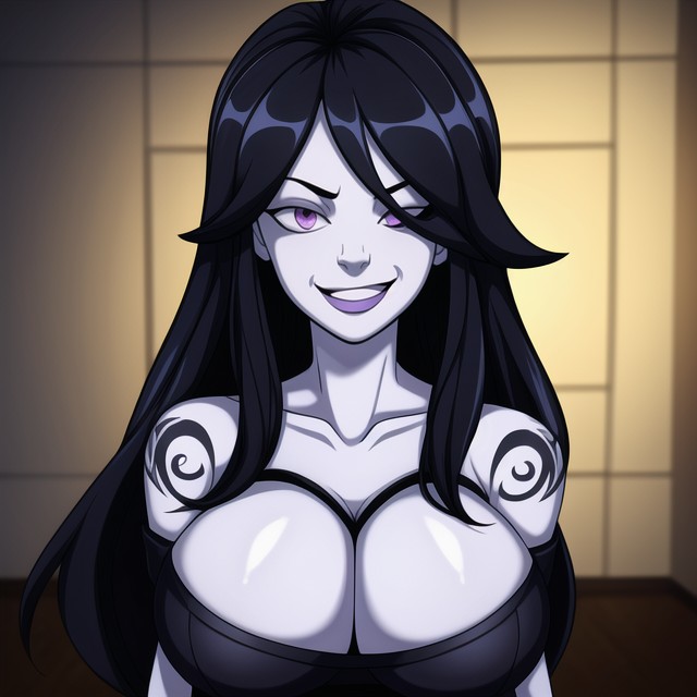 Extra Detailed, Kissing, Pale Man Has Huge Thick Cock Hentai AI Porn