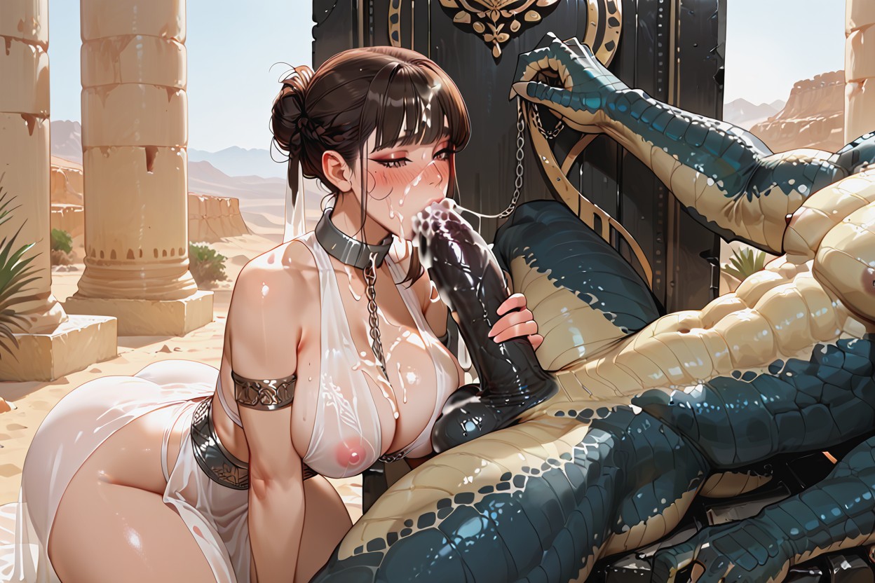 Hand Holding Balls, Throne Of Rock, Detailed Pretty Faces Hentai AI Porn