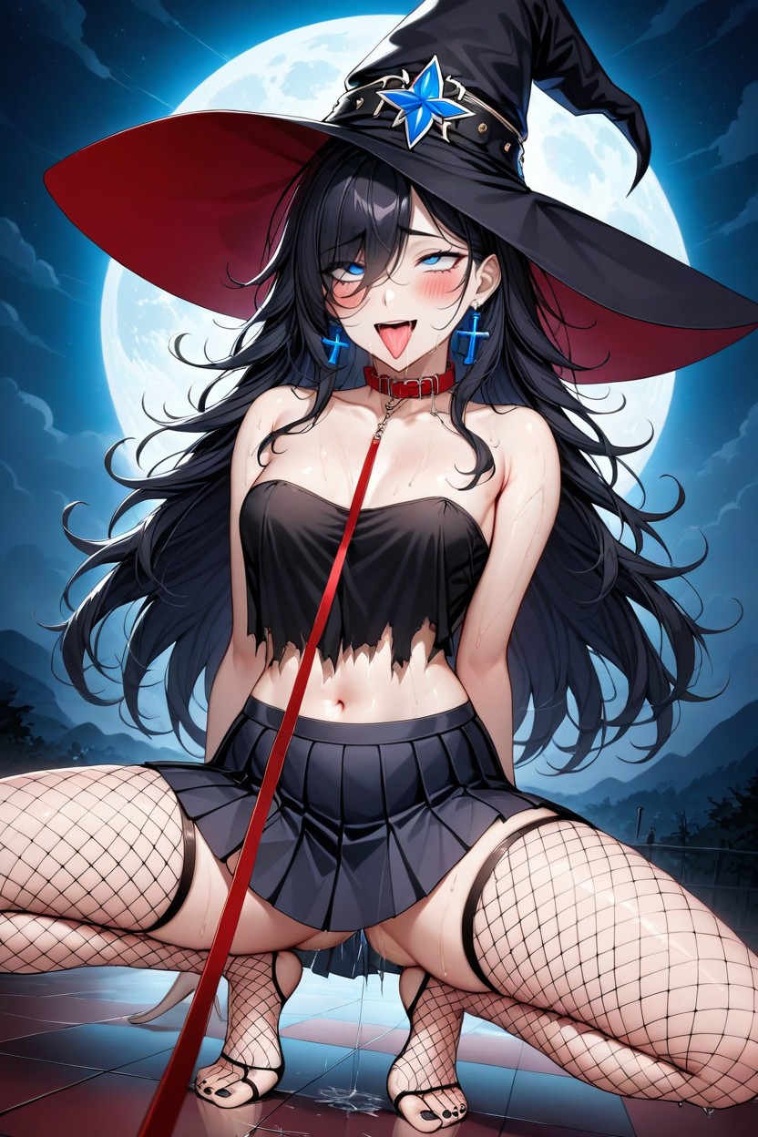 Front View, Bare Feet, Skinny Hentai AI Porn