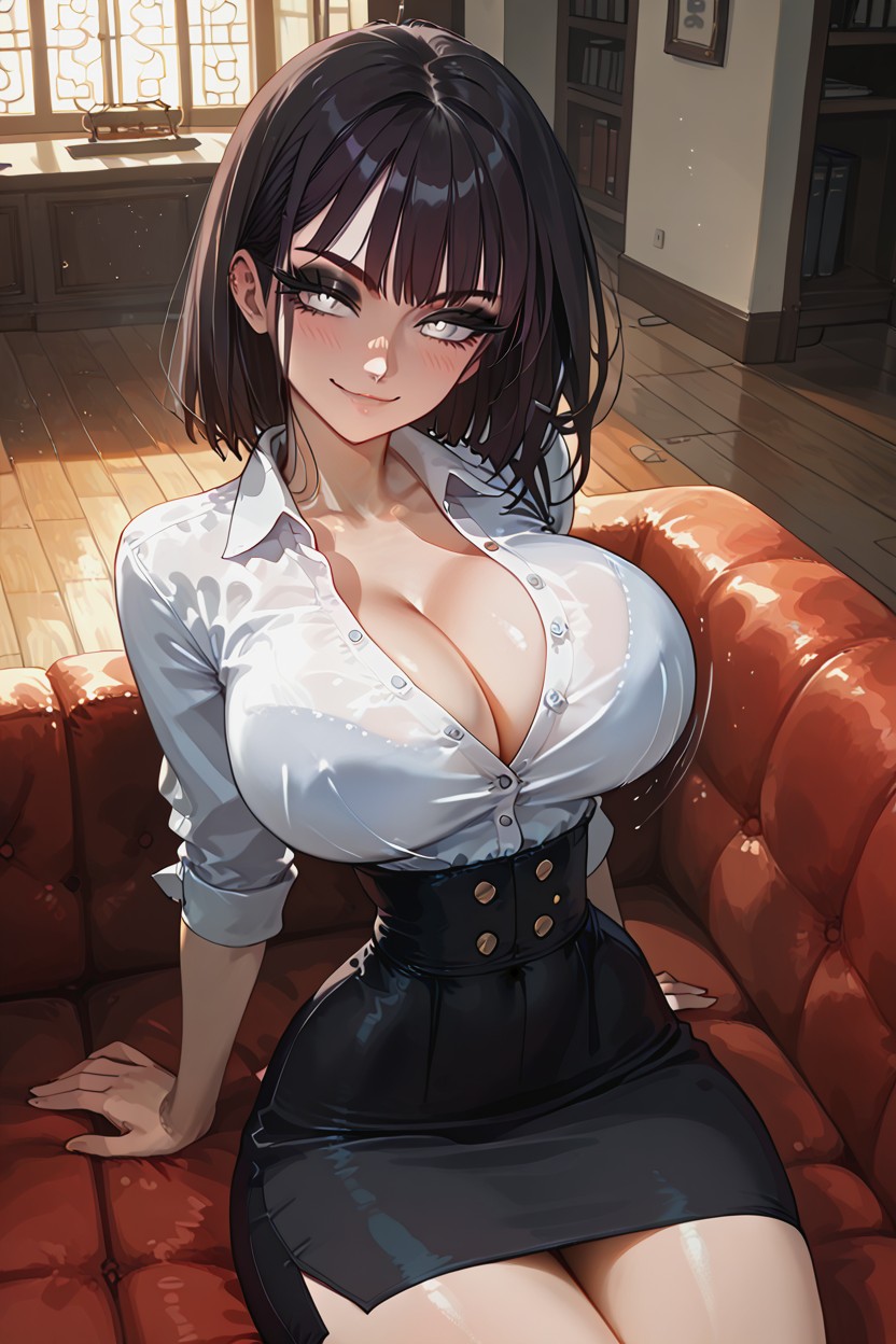 Chisato Nishikigi, Cleavage, Seductive Hentai AI Porn