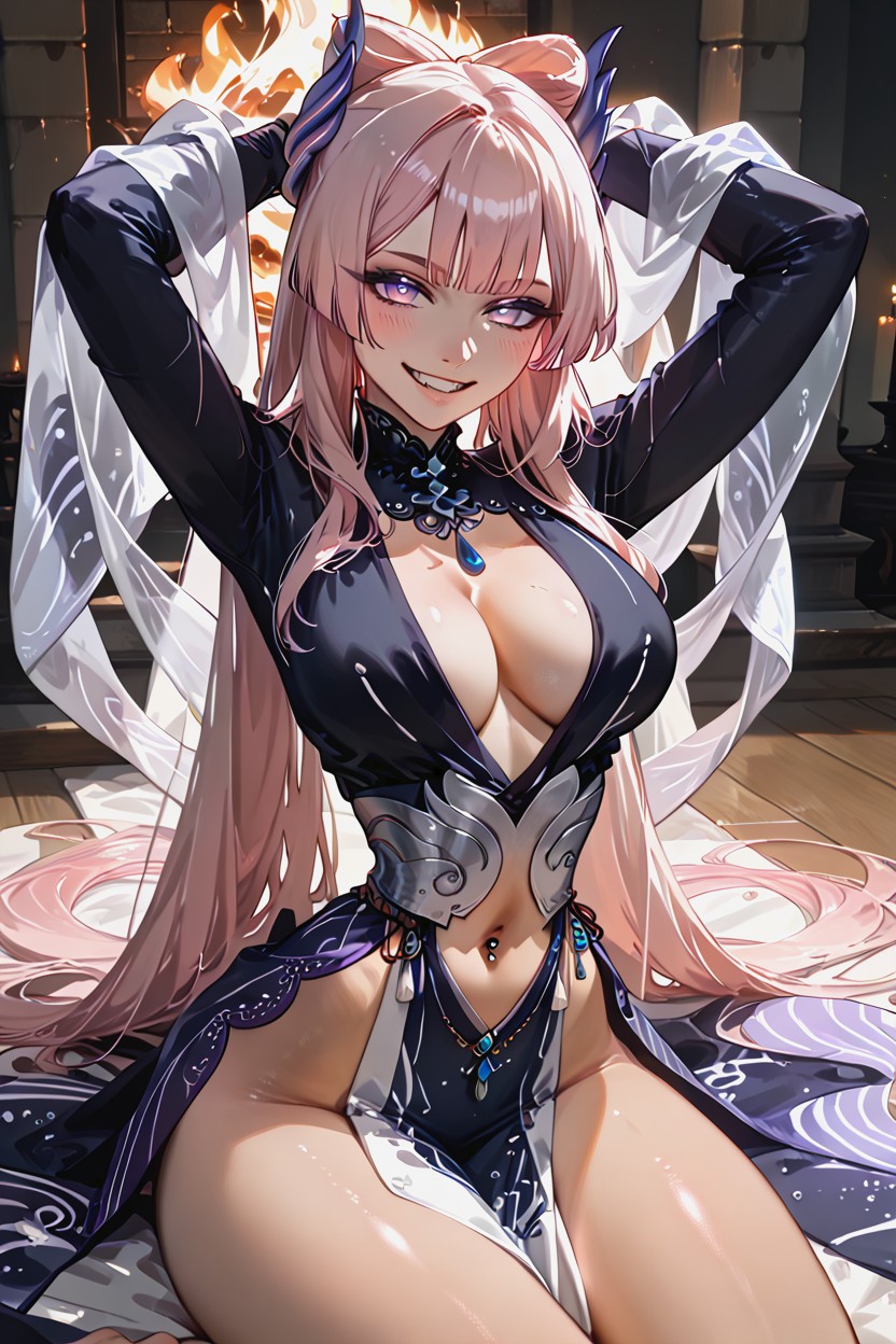 Skinny, Very Smug, Warm Lighting Hentai AI Porn