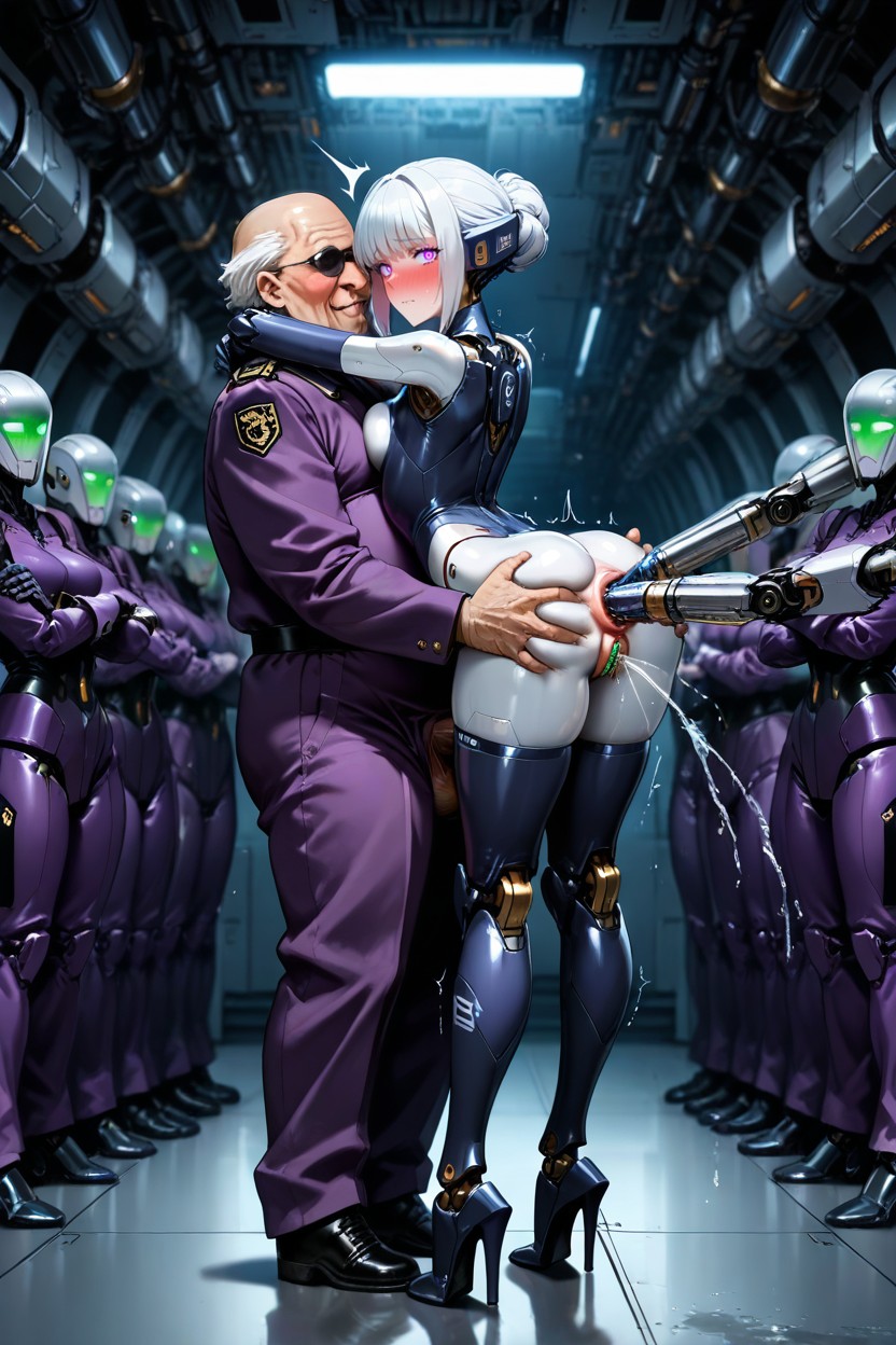 Night, Mouth Agape, Gaped Holes Hentai AI Porn