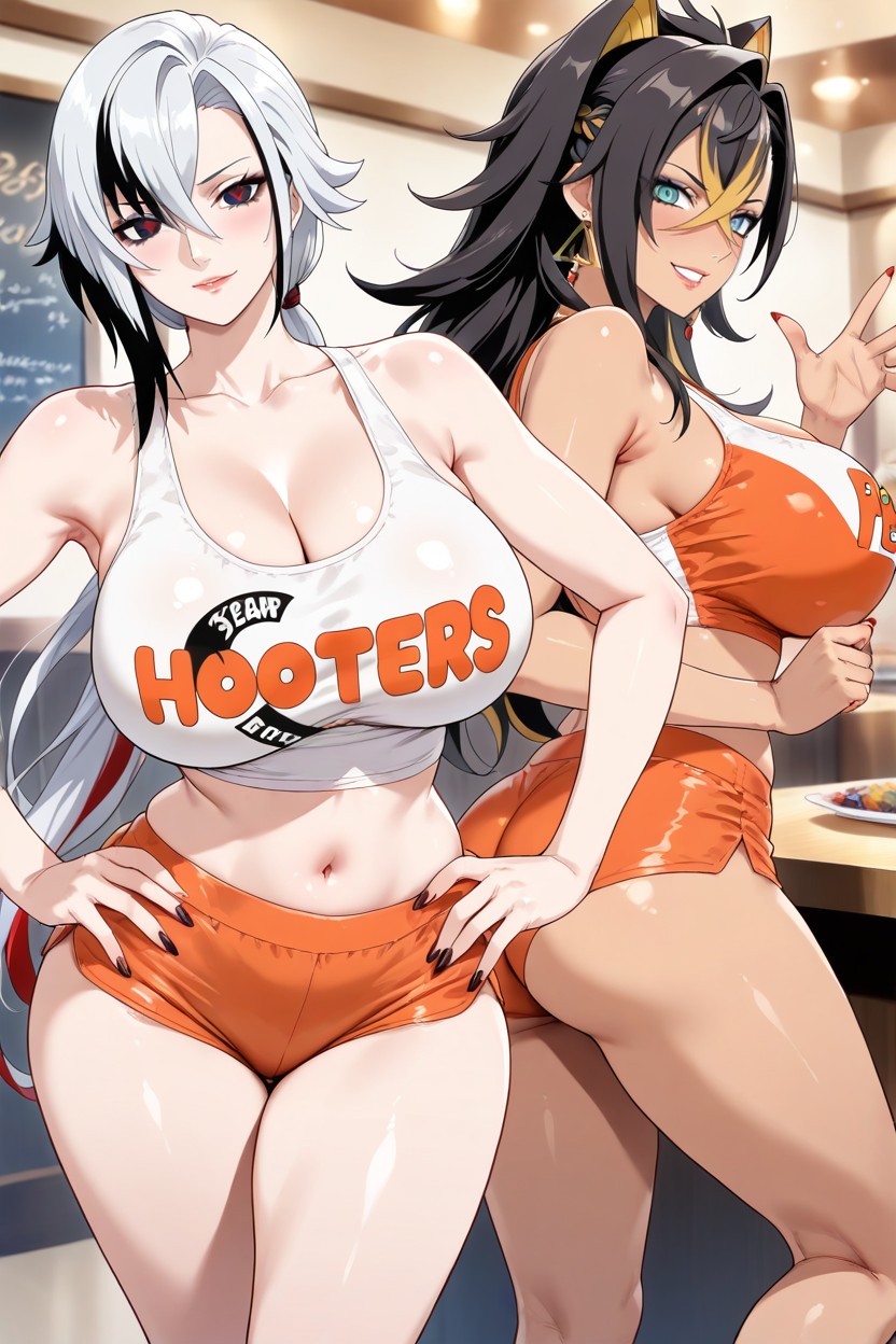 Hands On Hips, Long Length, Big Ass Hentai AI Porn