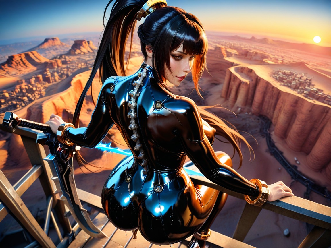 Very Aesthetic, Model, Erect Nipples Hentai AI Porn