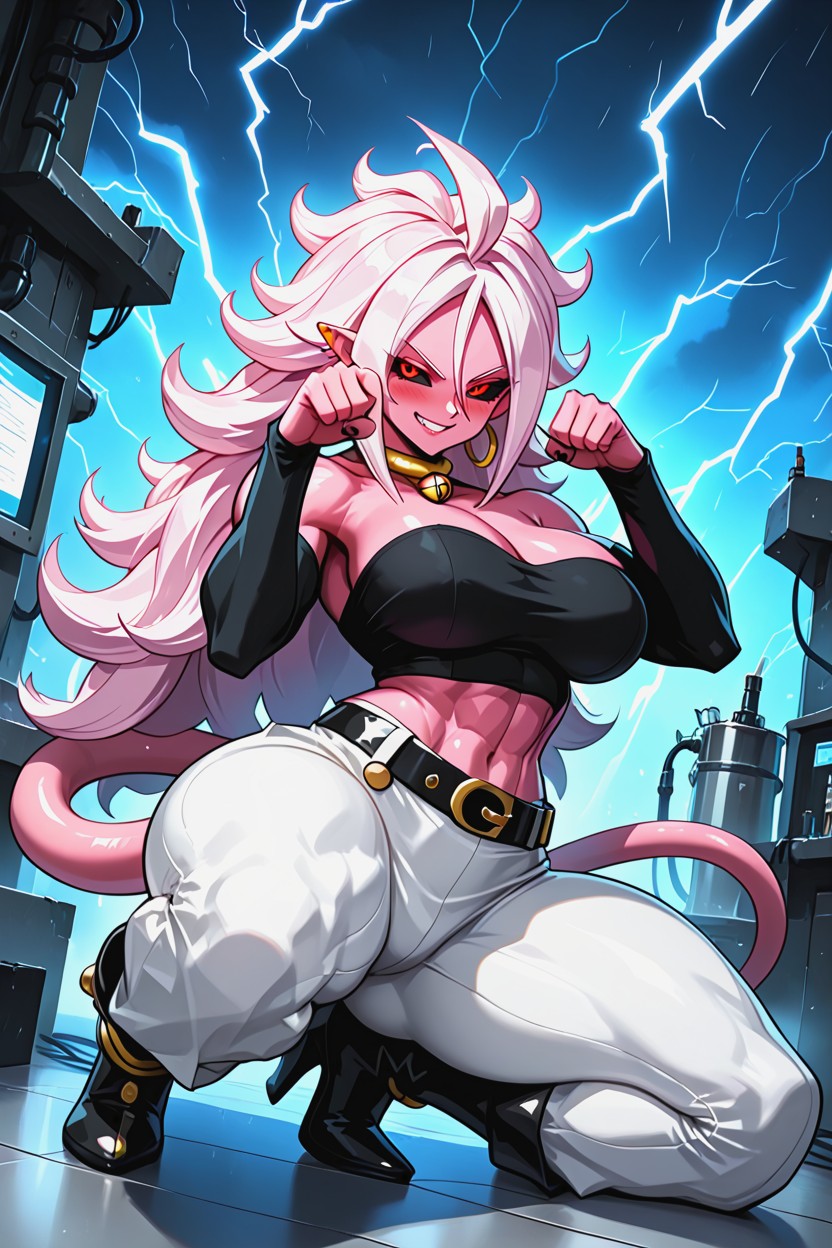 Large Breast, Night, And She Has A Long Hentai AI Porn