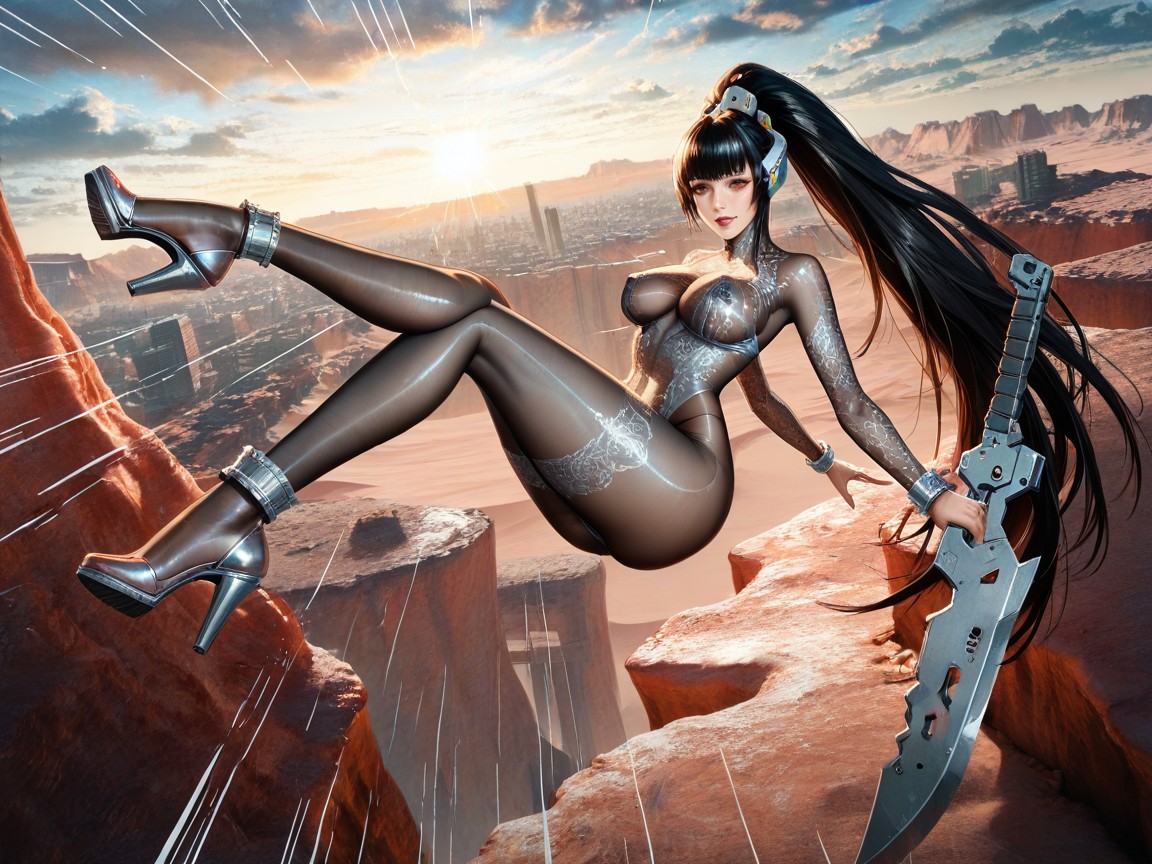 Stellar Blade, Emotional Storytelling Composition, Massive Eyes Hentai AI Porn