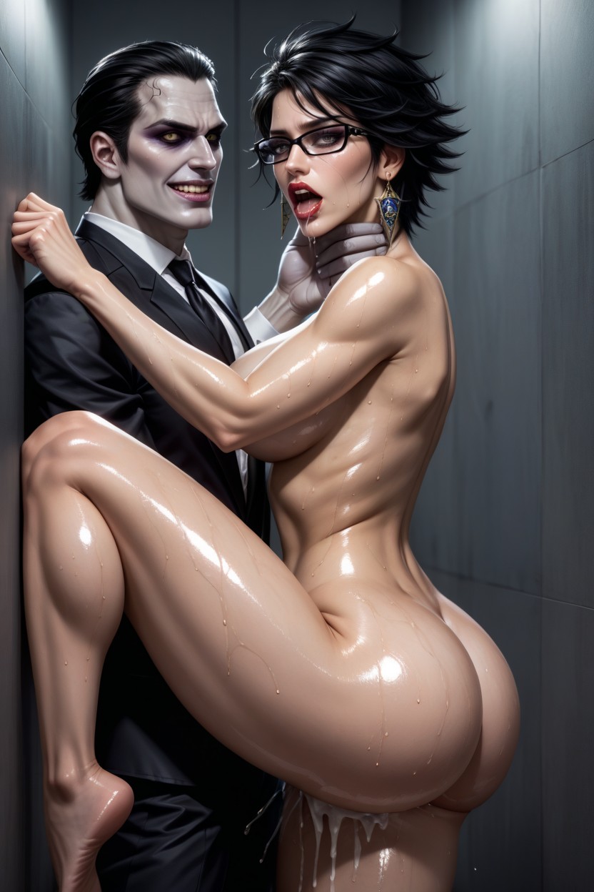 She Is Doesnt Like It Hypper Realistic Image, Naked, Shiny Skin Hentai AI Porn