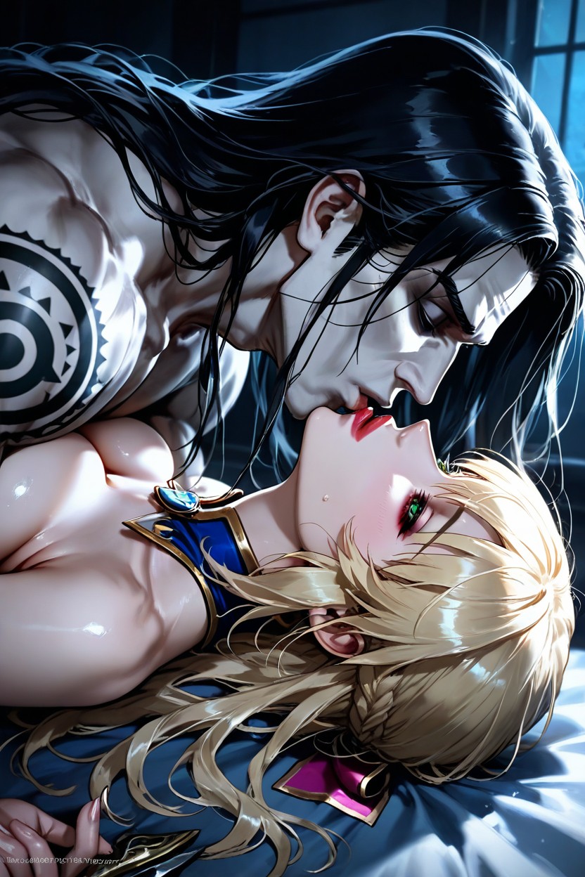 Pale Man Is, 25+, Cassandra Alexandra Has Green Eyes Hentai AI Porn