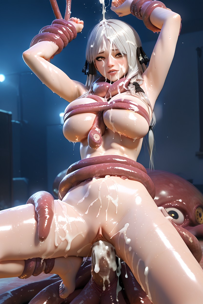 Dripping Cum, Holding, Arched Back Hentai AI Porn