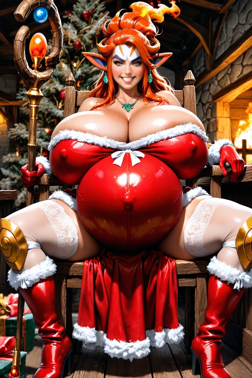 Medium Ass, 25+, Round Bloated Stomach Hentai AI Porn