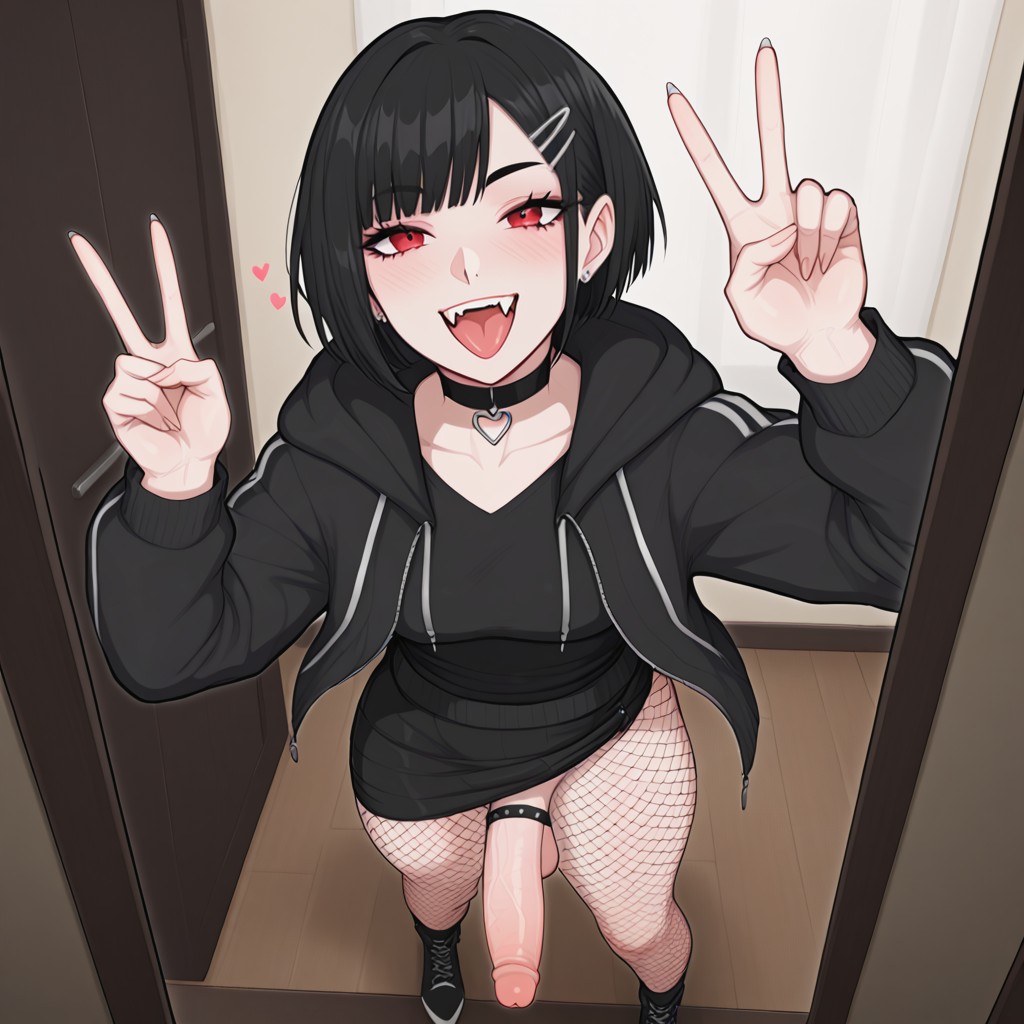 Grinning, 18+, Cock Ring Hentai AI Porn