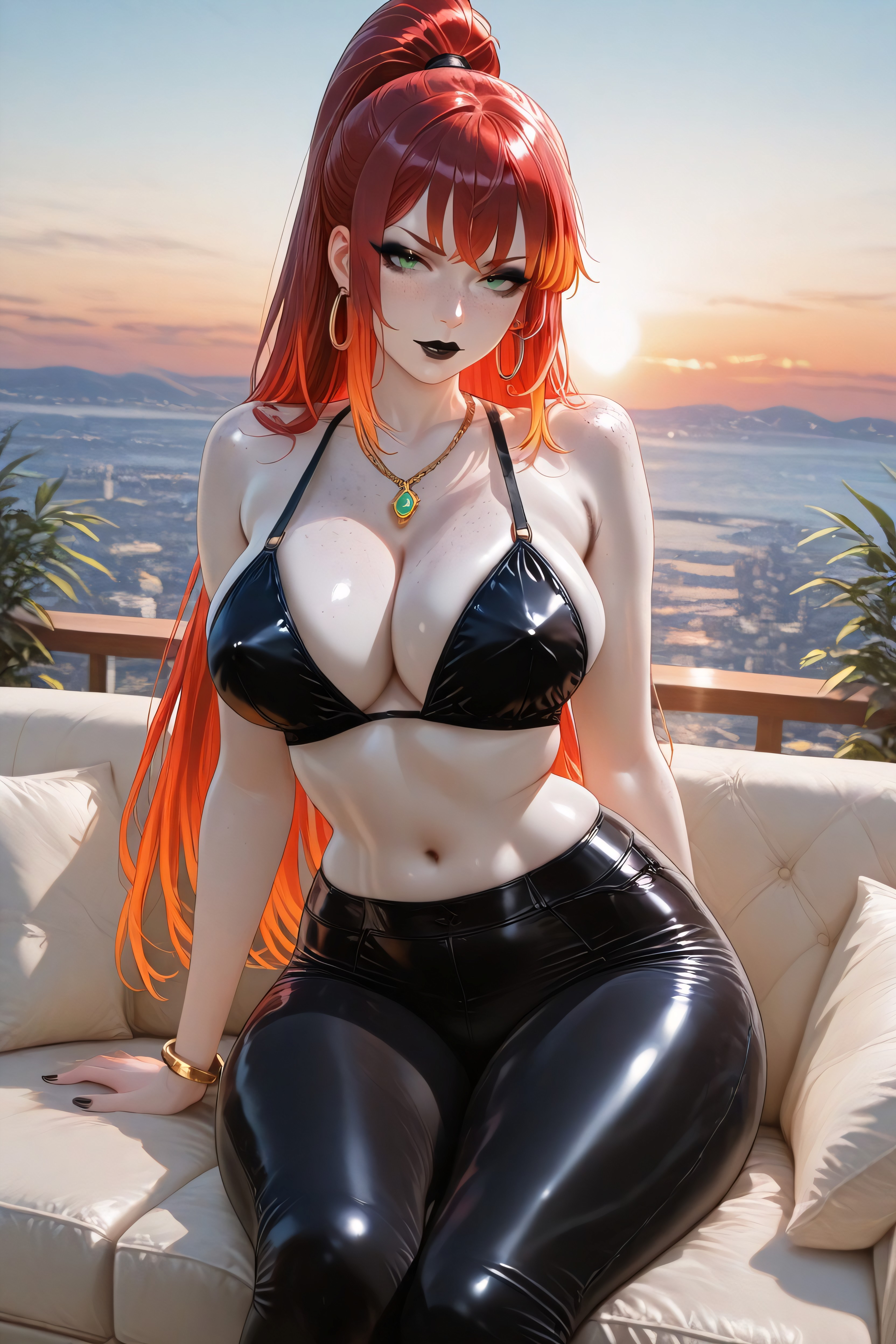 Illustration, Soft Non-athletic Body, Not Athletic Hentai AI Porn