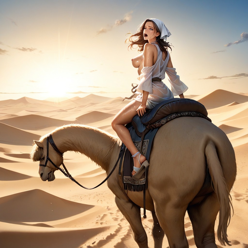 Cinematic, High Temperature, Desert Shimmer Hentai AI Porn