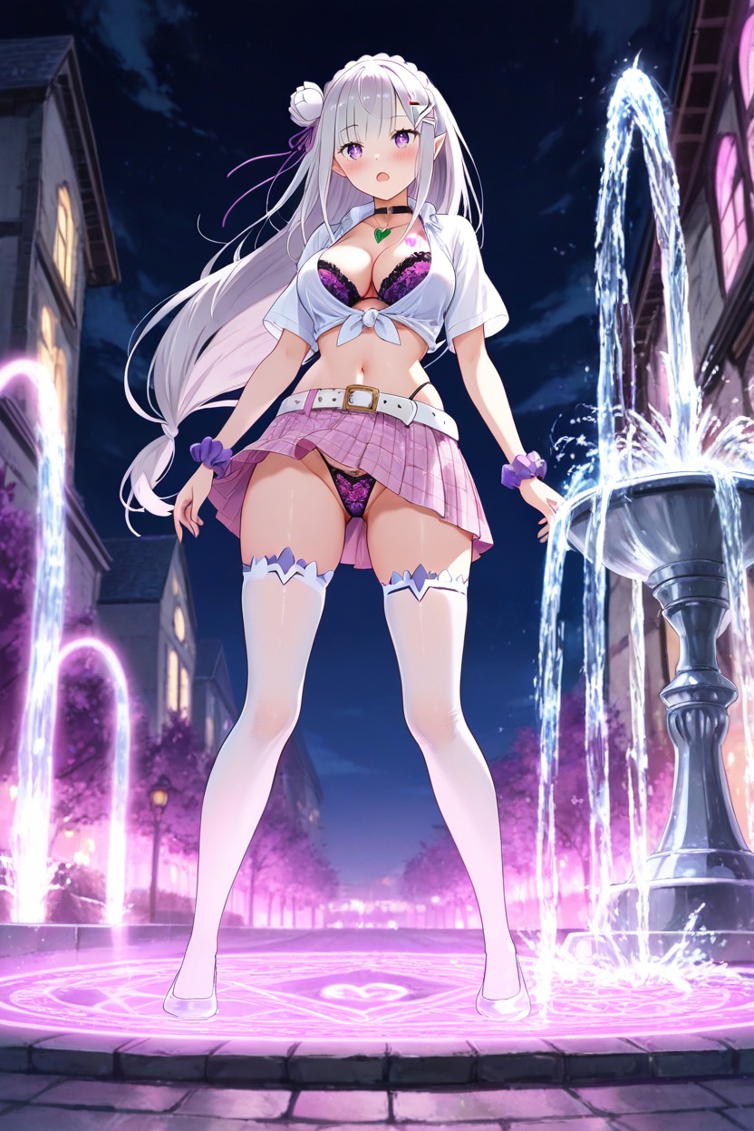 Solo, Wrist Scrunchie, Standing Hentai AI Porn