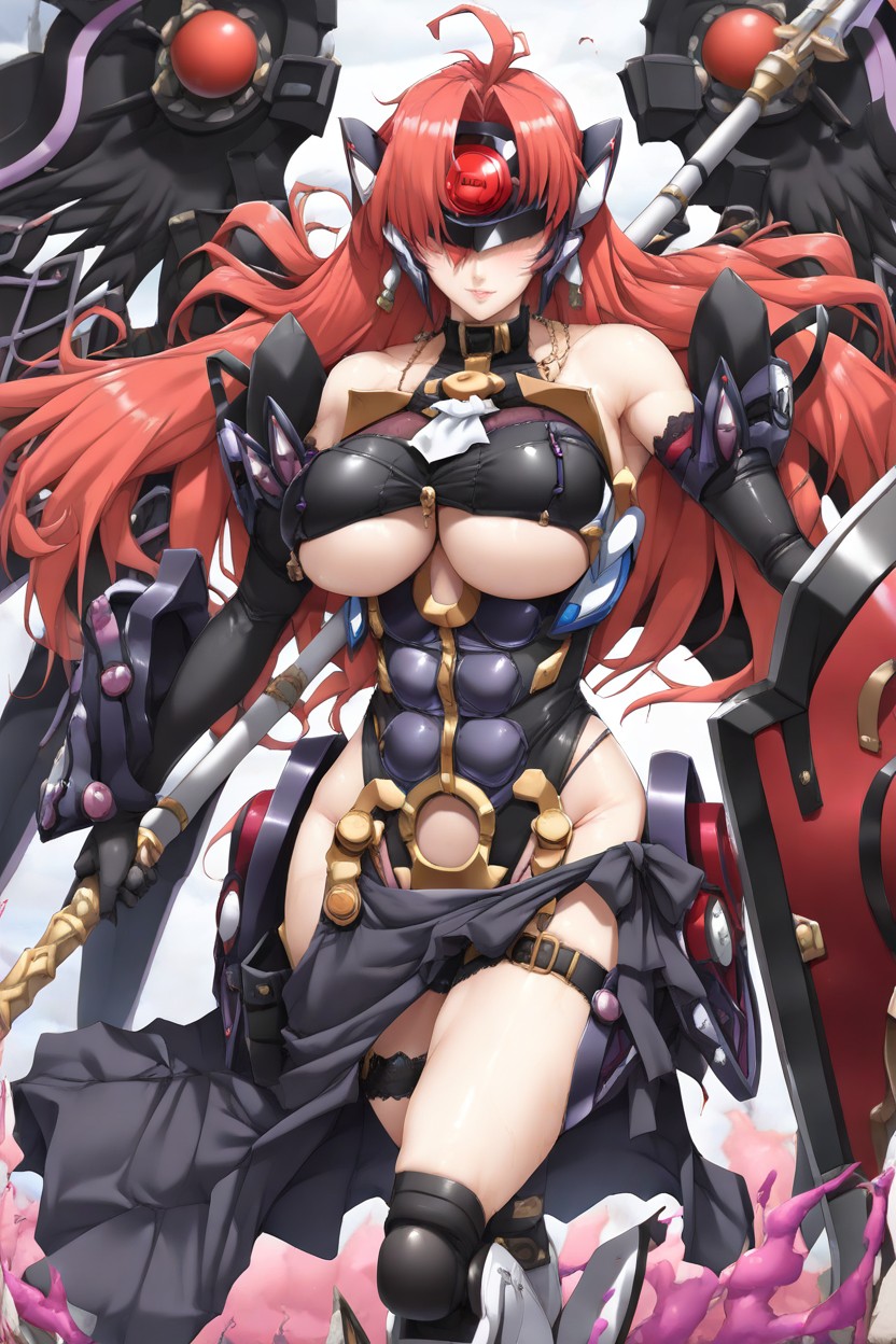 Big Ass, Robotic Limbs, Metal Armor Legs Hentai AI Porn