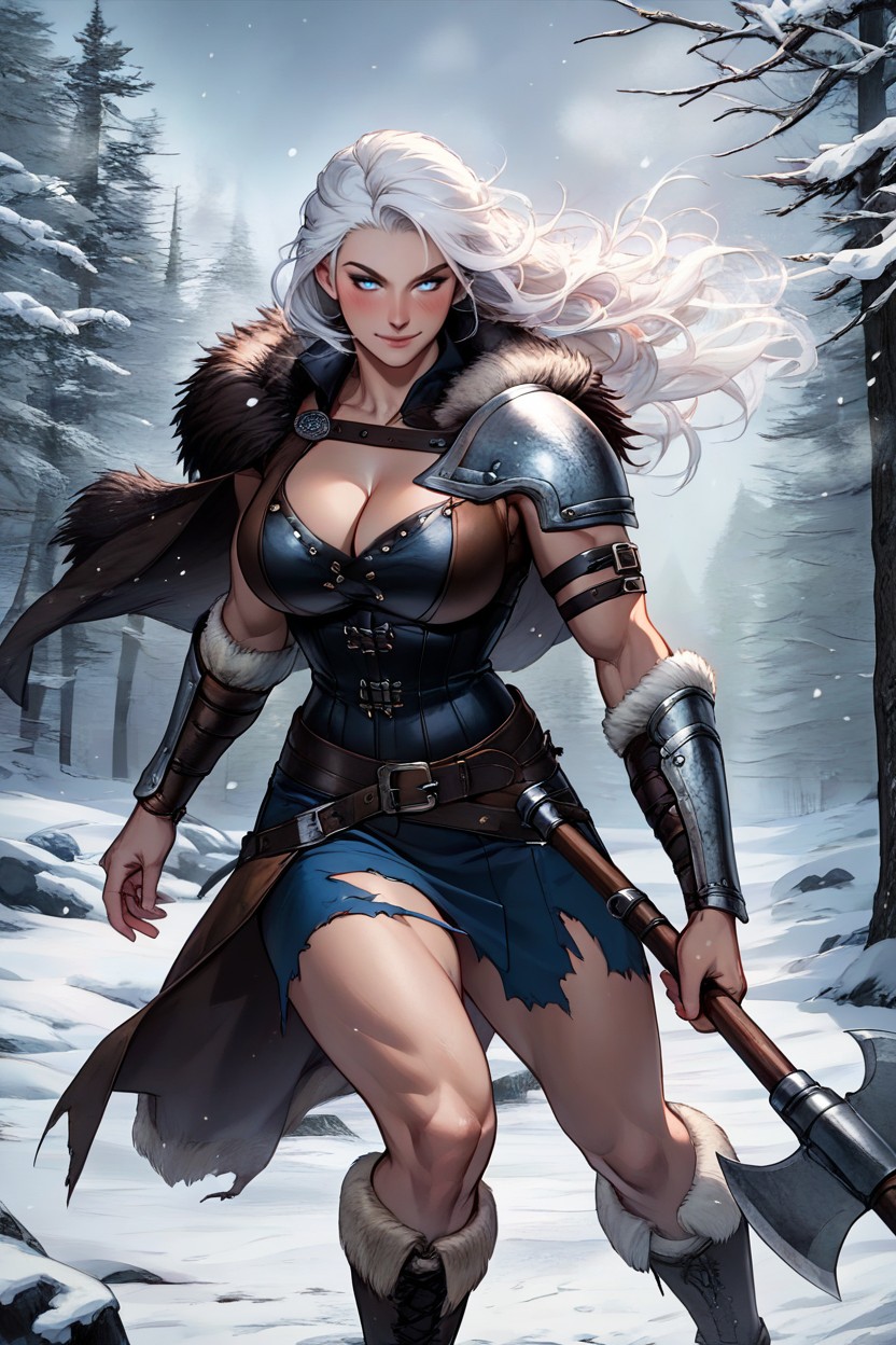 Long Length, Heavy Axe, Blue Eyes Hentai AI Porn