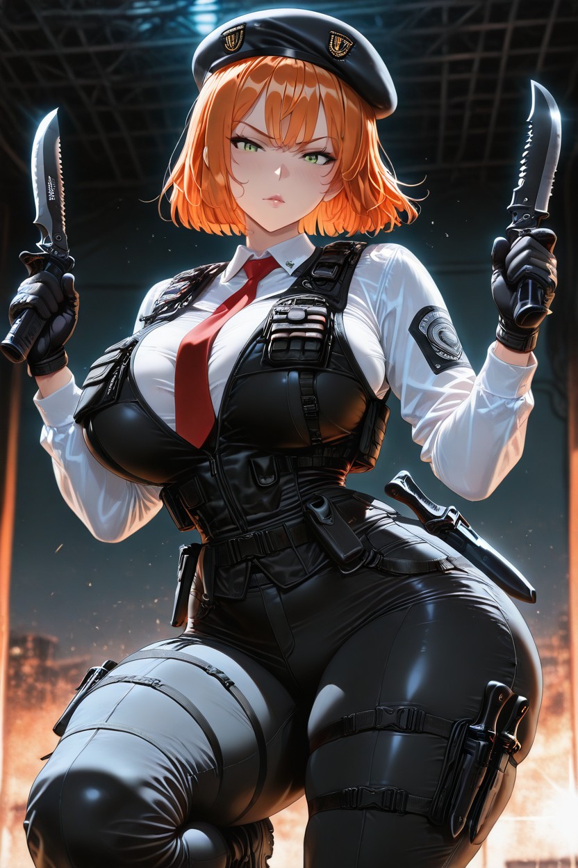 Pretty Smile, Hands On Hips, Score_ Hentai AI Porn