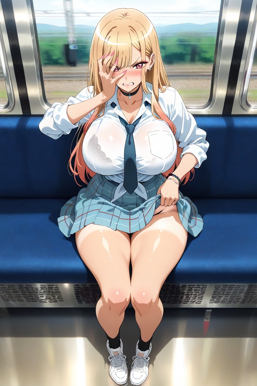 Full Body, Uniform, Hourglass Body Hentai AI Porn