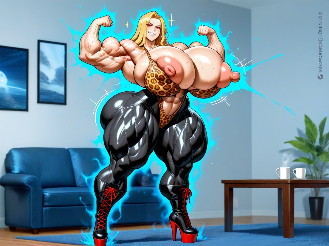 Gigic Pectoralis Major, Gigic Biceps, Dumptrack Hentai AI Porn