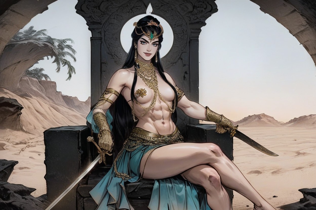 Pointing Out, Arab, Smile Hentai AI Porn