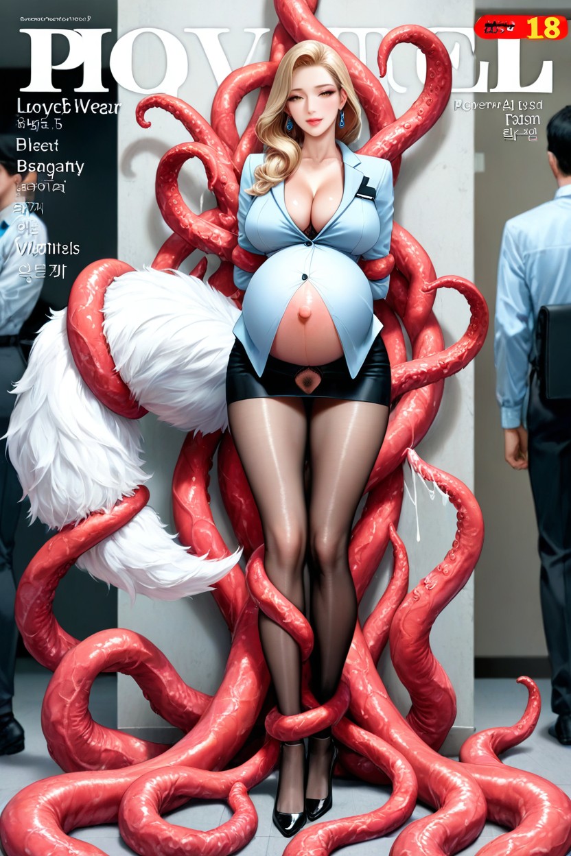Legs Merge Together, Breasts Milk, Rounded Breast Hentai AI Porn