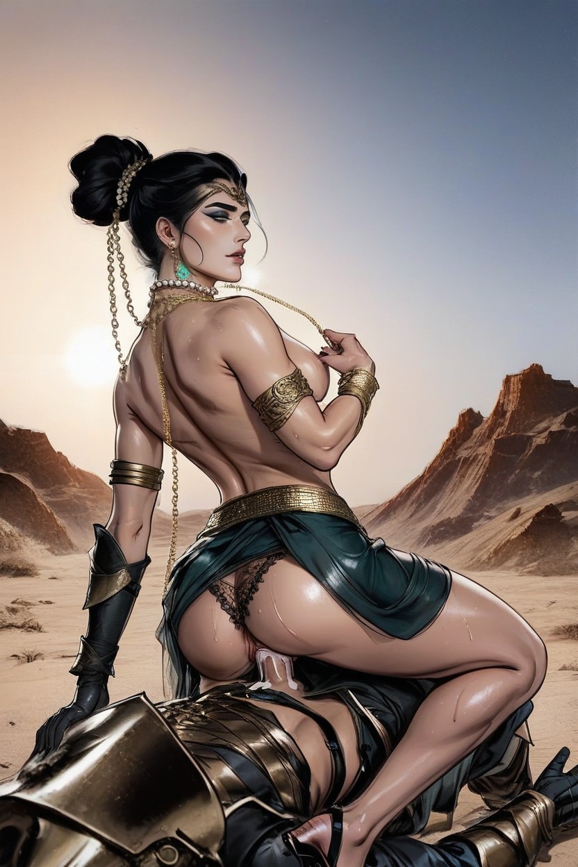 Dark Eyeliner, Lcreampie, Sandals Hentai AI Porn