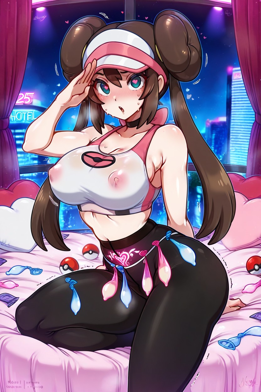 Used Condom Belt, Perfect Hourglass Body, Steamy Breath Hentai AI Porn
