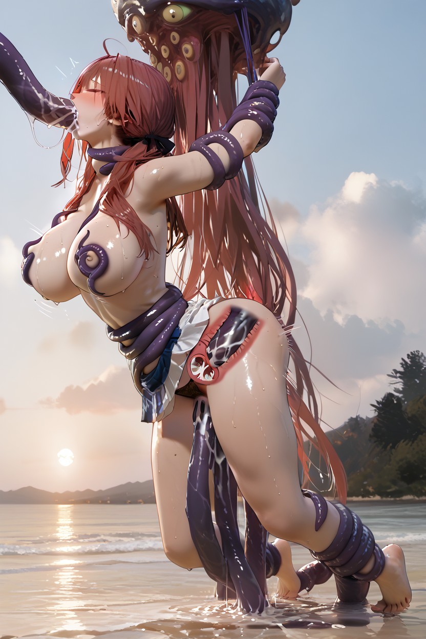 Blush, Giant Octopus Sex, Lifted By Tentacle Hentai AI Porn