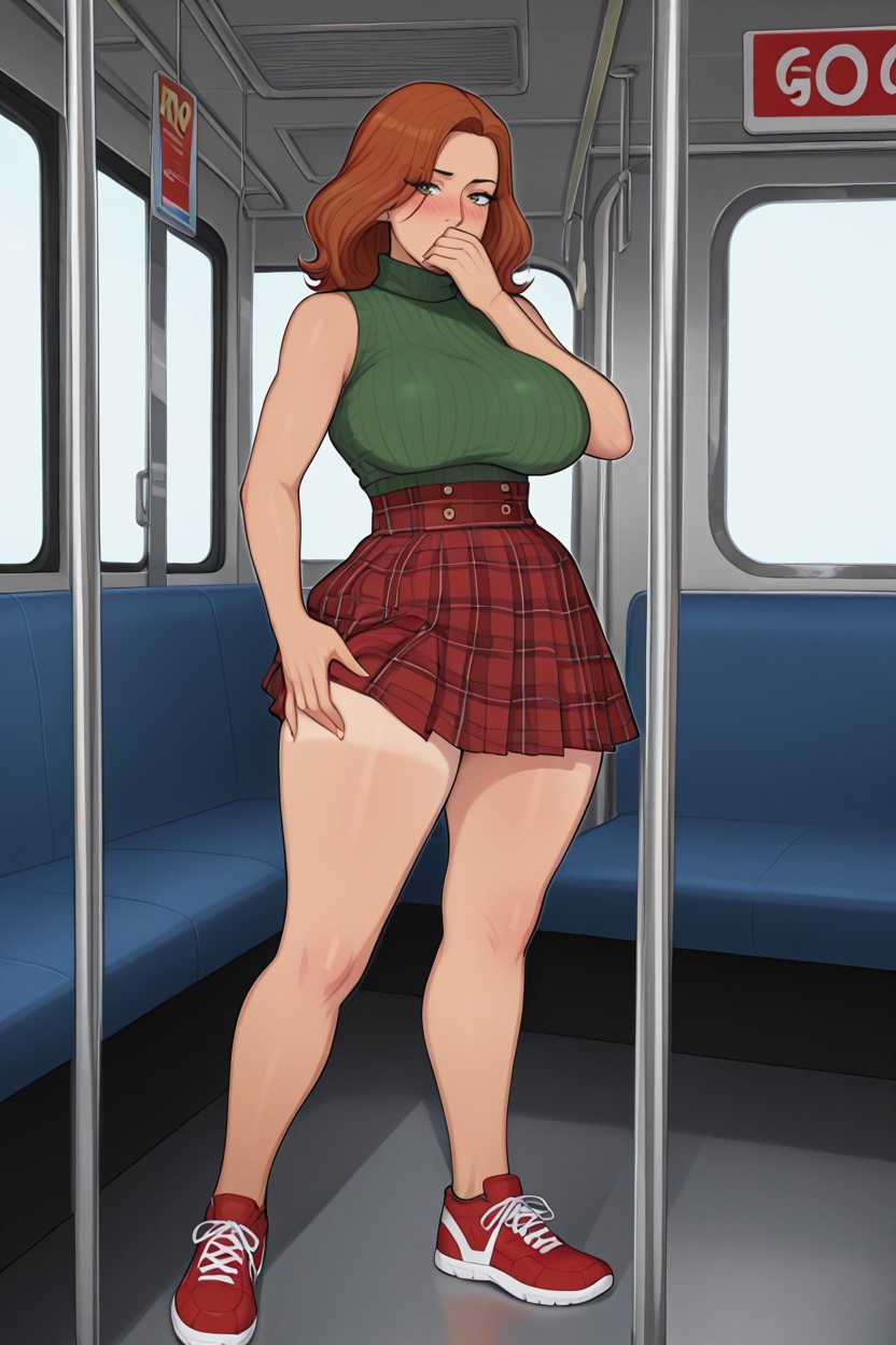 Hourglass Body, High Waist, Rounded Ass Hentai AI Porn
