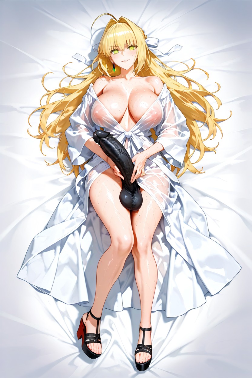 Full Body, Very Long Hair, Looking At The Viewer Hentai AI Porn