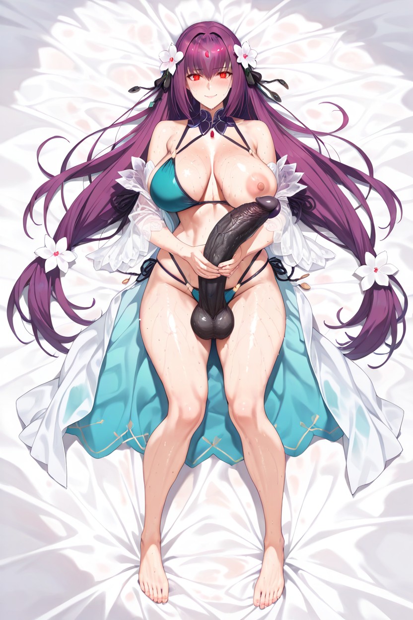 Very Long Hair, Relaxed, Penis Bigger Than Body Hentai AI Porn