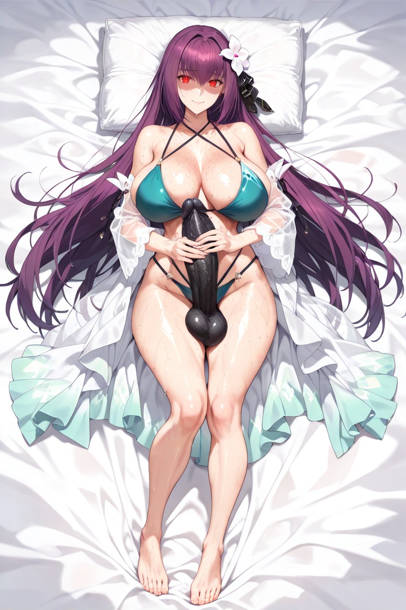 Detailed Face, Red Eyes, Over It Hentai AI Porn