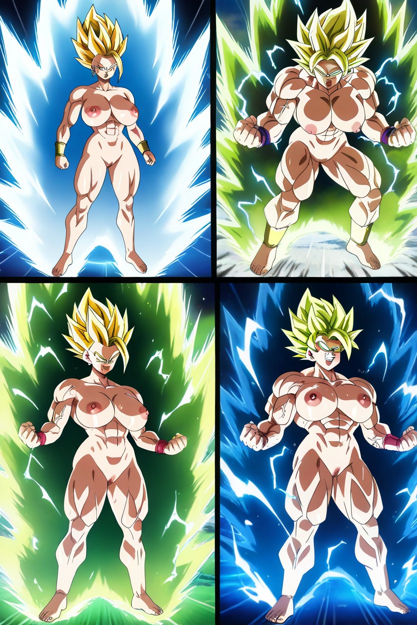Abs, Blank Eyes, Big Boobs And Ass Hentai AI Porn