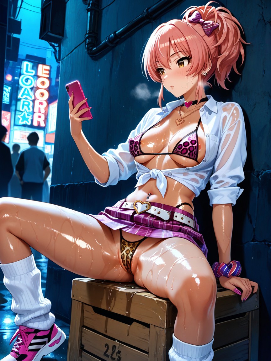 Dark Skin, Heart Choker, Aroused Hentai AI Porn