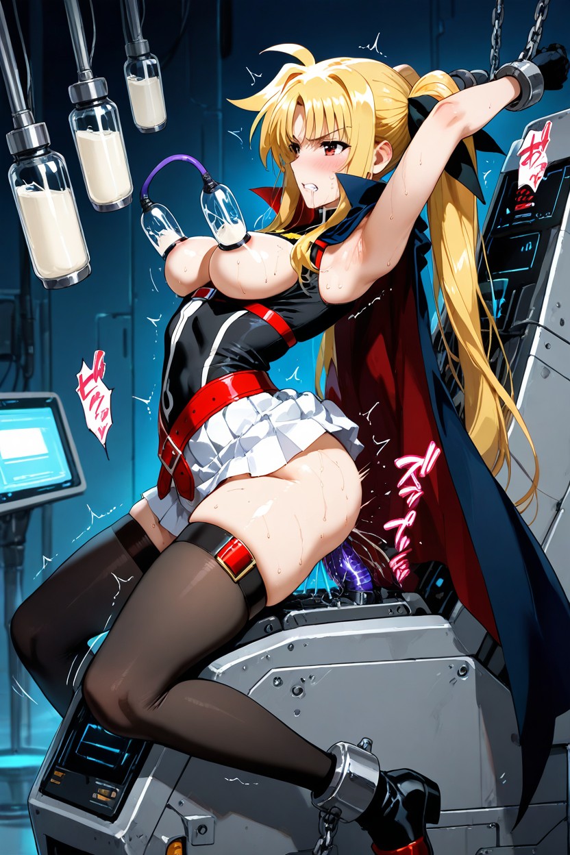 Disgusted, Motion Lines, Lying On Back Hentai AI Porn
