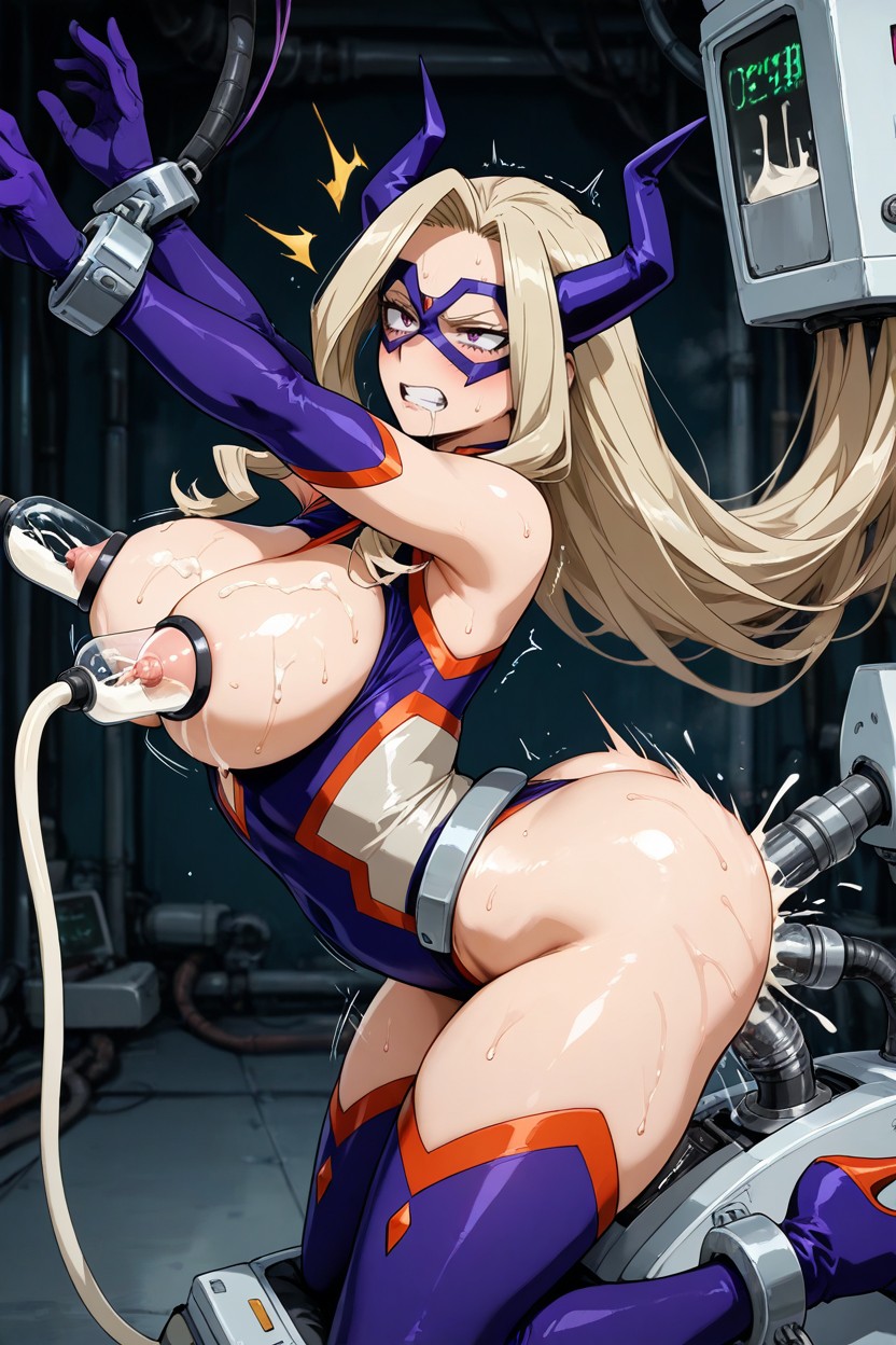 Restrained, Arched Back, Mt Lady From My Hero Academia Hentai AI Porn