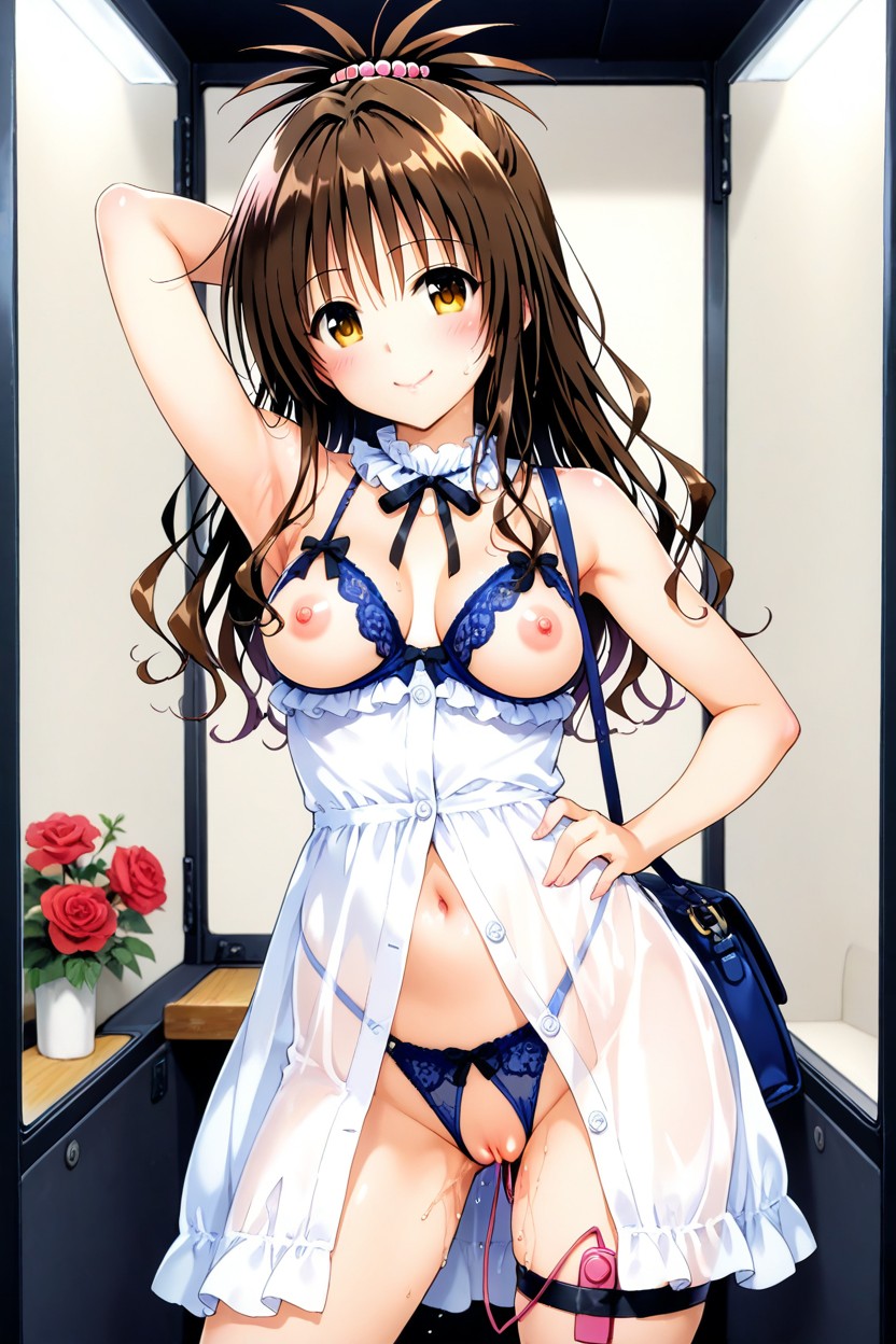 Thigh Strap, Outdoor, Neck Ribbon Hentai AI Porn