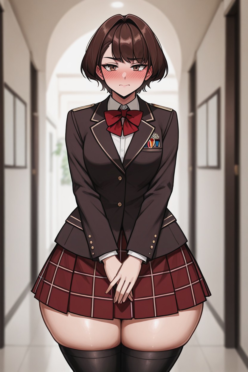 Bangs, Small Breasts, 18+ Hentai AI Porn