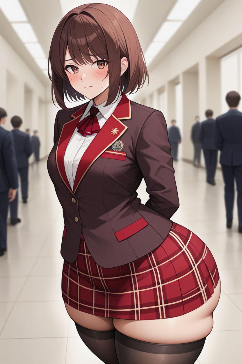 Small Breasts, Embarrassed , Waist Shot Hentai AI Porn