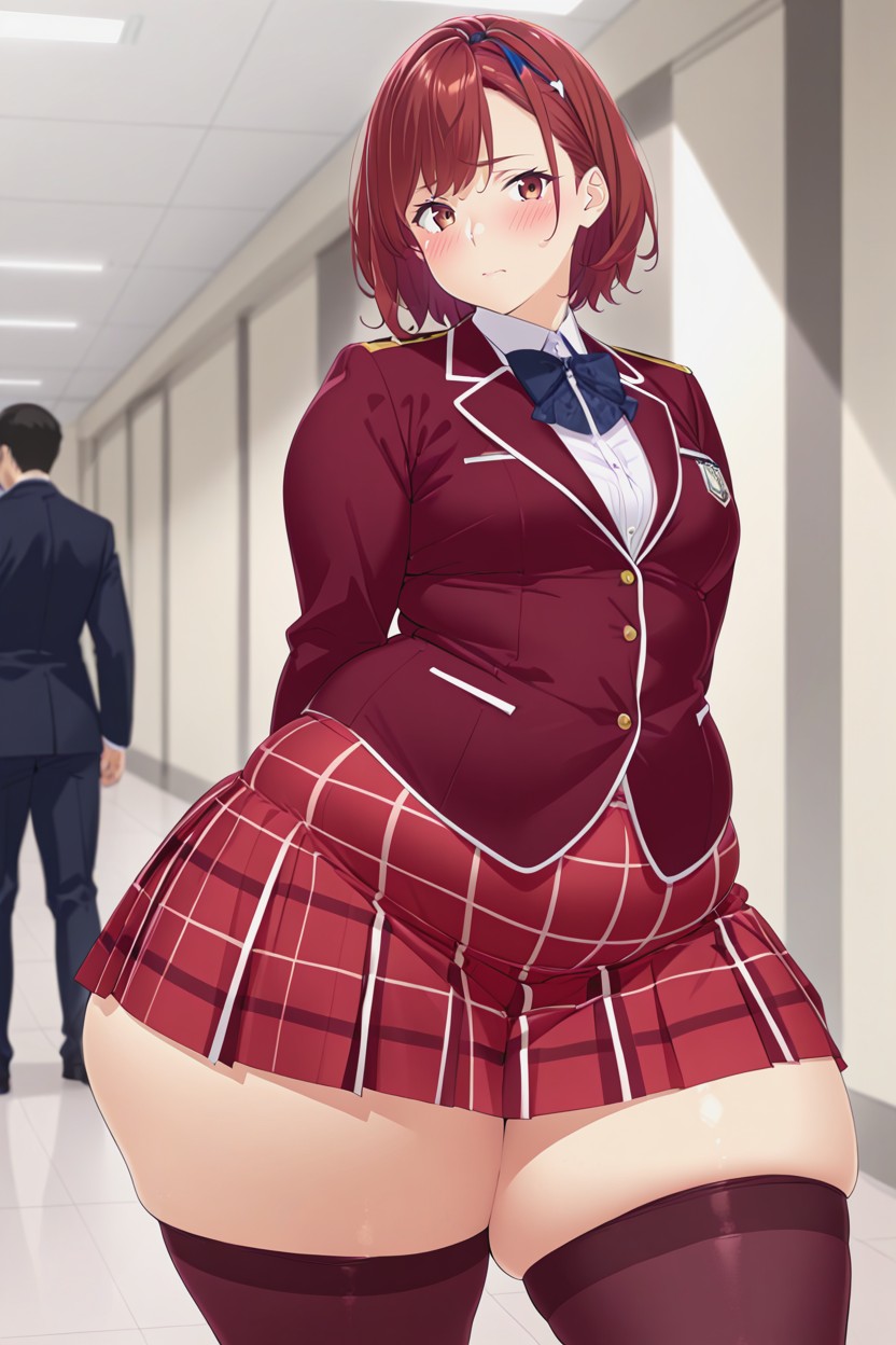 Embarrassed , Side View, Bangs Hentai AI Porn
