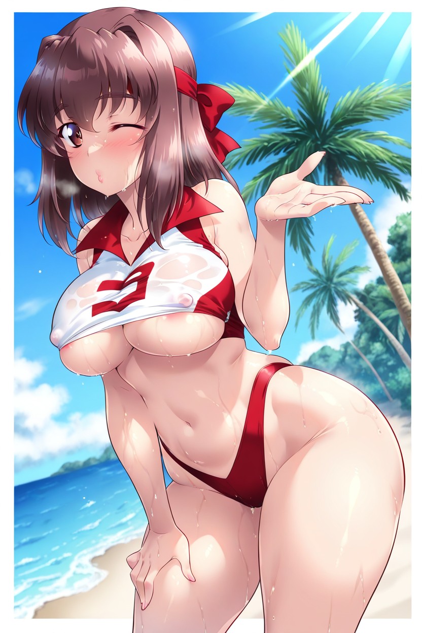 Palm Tree, Open Hand, 圆润 AI黄漫