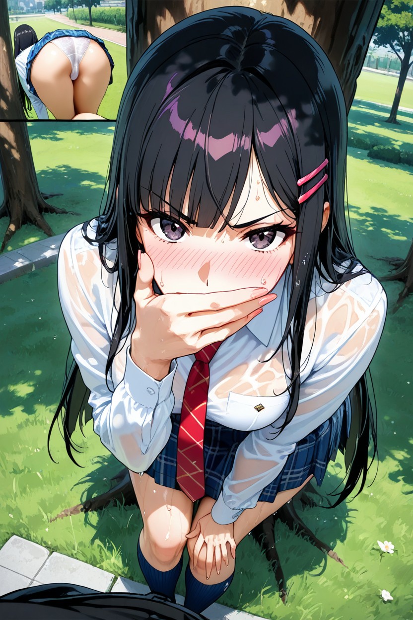 Excitement, Dark Eyes, Perfect Features Hentai AI Porn