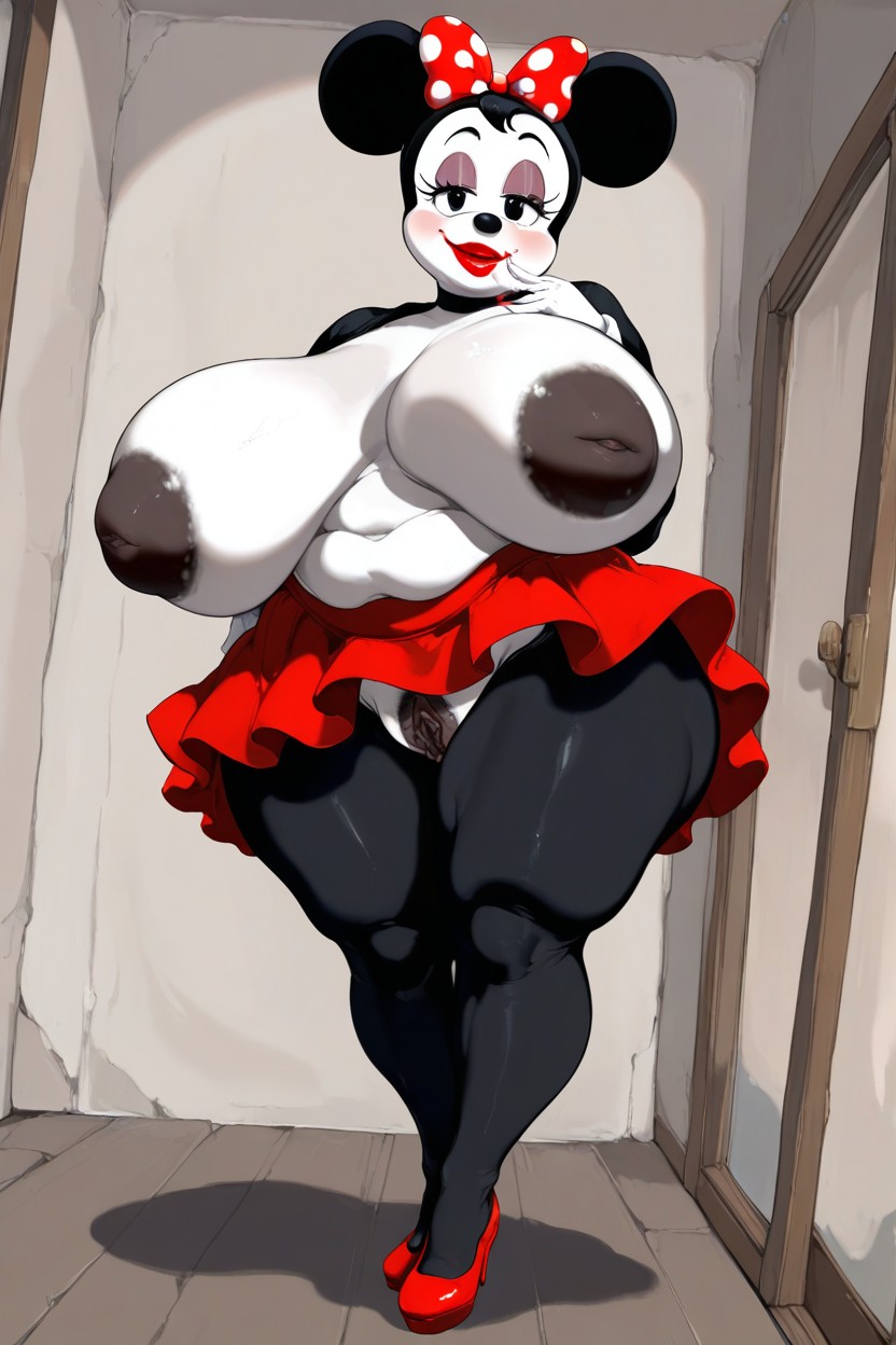 Bald, Bubble Butt, Dark Labia Hentai AI Porn