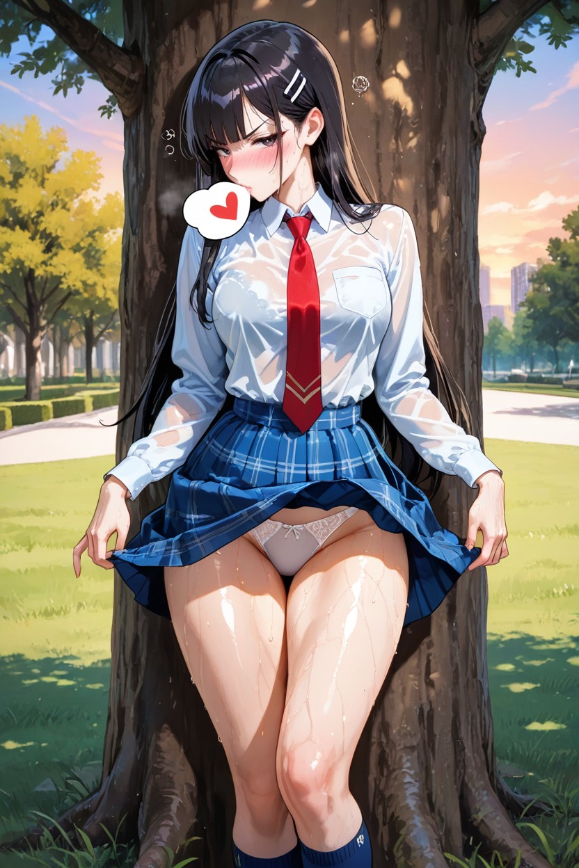 Panty Festoons, Beautiful Hairpins, Pure Hentai AI Porn