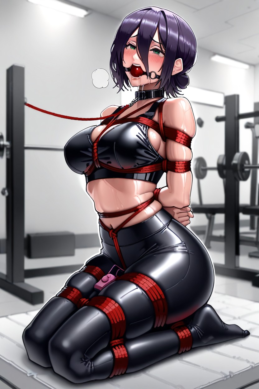 Moaning Sound, Shibari, Blush Hentai AI Porn
